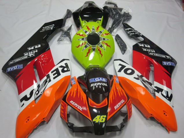 04-05 Citron Rossi Repsol CBR1000RR Carénage Moto 04-05 Citron Rossi Repsol CBR1000RR Carénage Moto