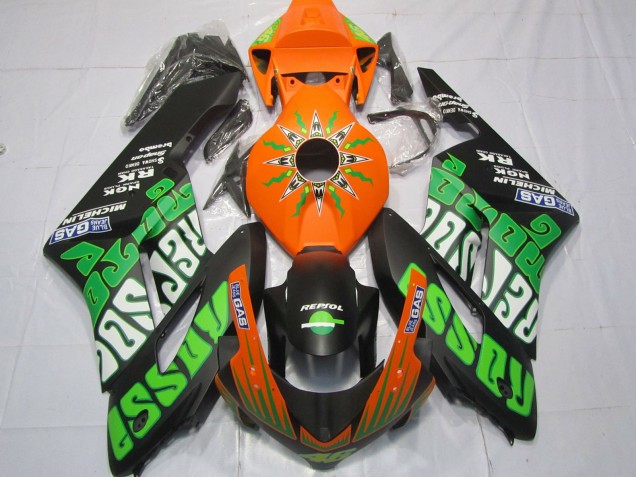 04-05 Citron Vert Rossi Mat CBR1000RR Carénage Moto 04-05 Citron Vert Rossi Mat CBR1000RR Carénage Moto