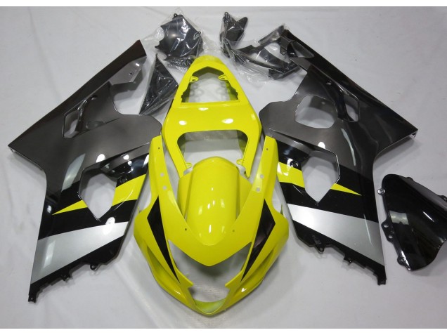 04-05 Jaune & Gris GSXR 600-750 Carénage Moto 04-05 Jaune & Gris GSXR 600-750 Carénage Moto