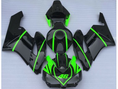 04-05 Nero Lucido E Verde Alta Visibilità CBR1000RR Carénage Moto