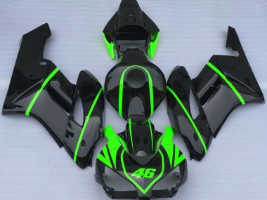 04-05 Nero Lucido E Verde Alta Visibilità CBR1000RR Carénage Moto
