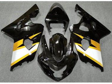 04-05 Noir Brillant & Jaune GSXR 600-750 Carénage Moto