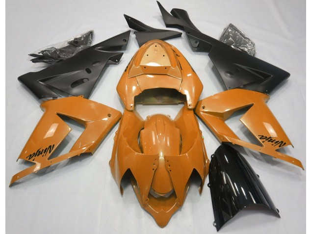 04-05 Orange Perle & Noir ZX10R Carénage Moto 04-05 Orange Perle & Noir ZX10R Carénage Moto