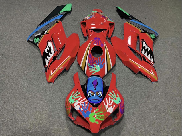 04-05 Requin Rouge CBR1000RR Carénage Moto 04-05 Requin Rouge CBR1000RR Carénage Moto