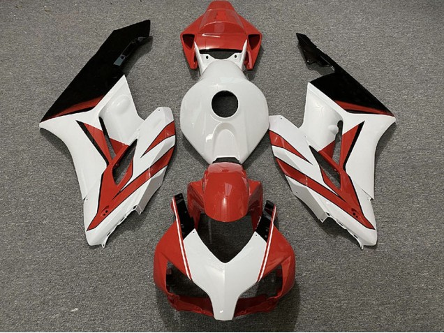04-05 Rouge Blanc & Noir Brillant CBR1000RR Carénage Moto 04-05 Rouge Blanc & Noir Brillant CBR1000RR Carénage Moto