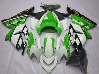 04-05 Spécial Blanc Vert ZX10R Carénage Moto