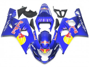 04-05 Style Taureau Bleu Rouge Vibrant GSXR 600-750 Carénage Moto