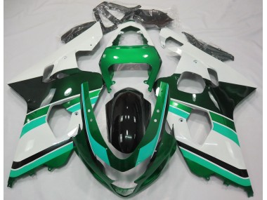 04-05 Vert Brillant & Vert GSXR 600-750 Carénage Moto