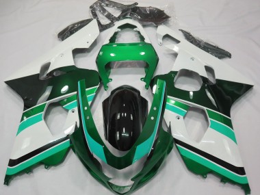 04-05 Vert Brillant & Vert GSXR 600-750 Carénage Moto
