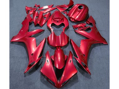04-06 Rouge Uni R1 Carénage Moto