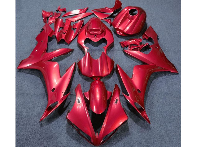 04-06 Rouge Uni R1 Carénage Moto