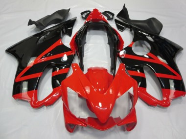 04-07 Noir Brillant & Rouge CBR600 F4i Carénage Moto