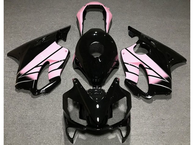 04-07 Rose & Noir Personnalisés CBR600 F4i Carénage Moto 04-07 Rose & Noir Personnalisés CBR600 F4i Carénage Moto