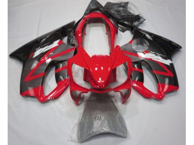 04-07 Rouge Brillant & Gris CBR600 F4i Carénage Moto
