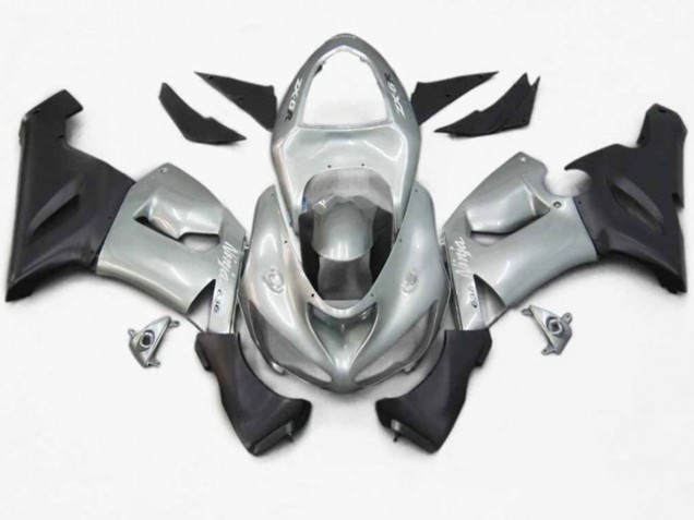 05-06 Argento Rosso Fiamma ZX6R Carénage Moto 05-06 Argento Rosso Fiamma ZX6R Carénage Moto