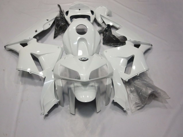 05-06 Blanc Brillant CBR600RR Carénage Moto 05-06 Blanc Brillant CBR600RR Carénage Moto