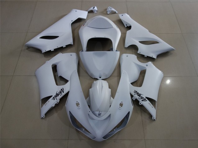 05-06 Blanc Mat ZX6R Carénage Moto 05-06 Blanc Mat ZX6R Carénage Moto