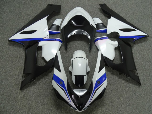 05-06 Bleu Blanc & Noir ZX6R Carénage Moto 05-06 Bleu Blanc & Noir ZX6R Carénage Moto