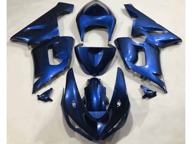 05-06 Bleu Métallisé ZX6R Carénage Moto 05-06 Bleu Métallisé ZX6R Carénage Moto