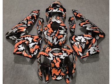 05-06 Camouflage & Orange Clair CBR600RR Carénage Moto