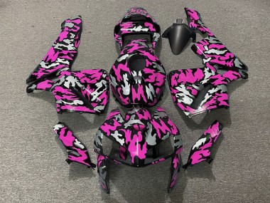 05-06 Camouflage & Rose Chaud CBR600RR Carénage Moto