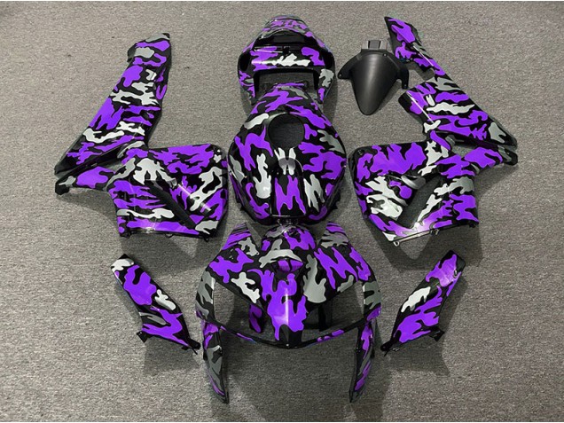 05-06 Camouflage & Violet CBR600RR Carénage Moto 05-06 Camouflage & Violet CBR600RR Carénage Moto