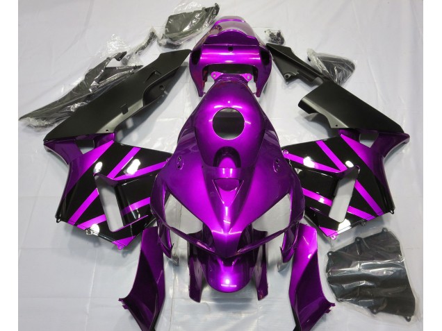 05-06 Design Violet & Noir Brillant CBR600RR Carénage Moto 05-06 Design Violet & Noir Brillant CBR600RR Carénage Moto