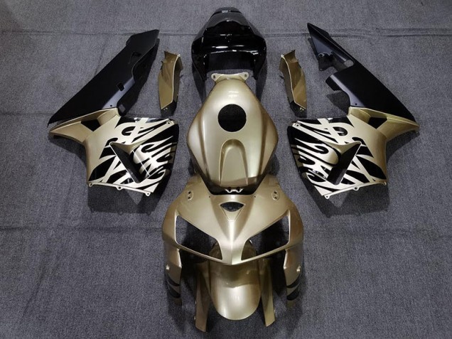 05-06 Noir Doré CBR600RR Carénage Moto 05-06 Noir Doré CBR600RR Carénage Moto