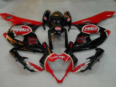 05-06 Noir Lucky Strike GSXR 1000 Carénage Moto