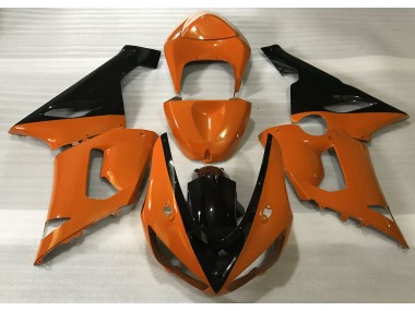 05-06 Orange Brillant & Noir ZX6R Carénage Moto