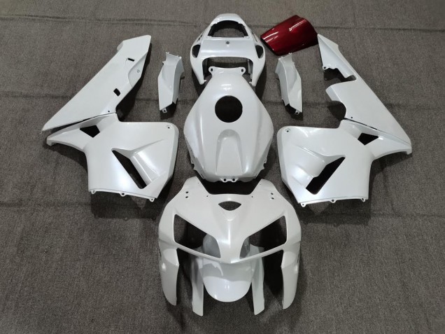 05-06 Perle Blanche CBR600RR Carénage Moto 05-06 Perle Blanche CBR600RR Carénage Moto