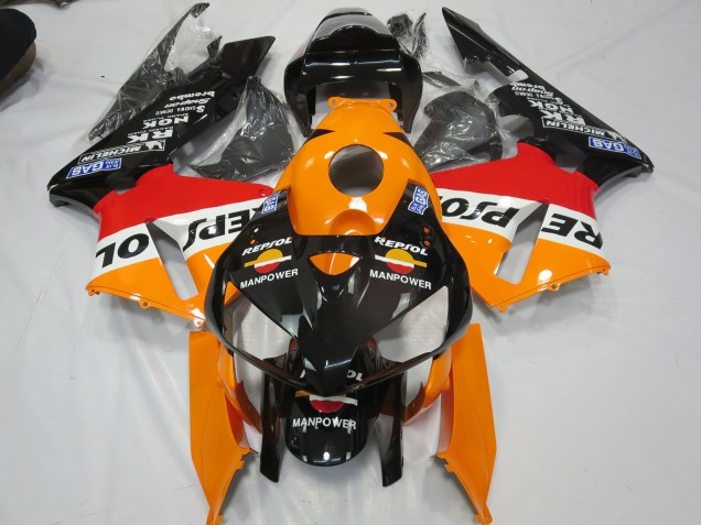 05-06 Repsol Man Power CBR600RR Carénage Moto 05-06 Repsol Man Power CBR600RR Carénage Moto