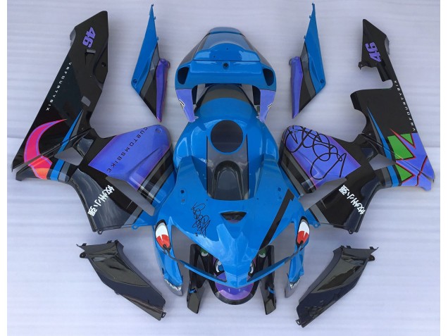 05-06 Requin Bleu CBR600RR Carénage Moto 05-06 Requin Bleu CBR600RR Carénage Moto