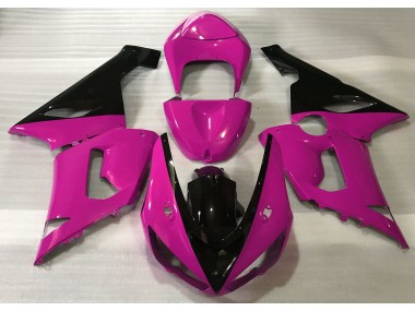 05-06 Rose Brillant & Noir ZX6R Carénage Moto