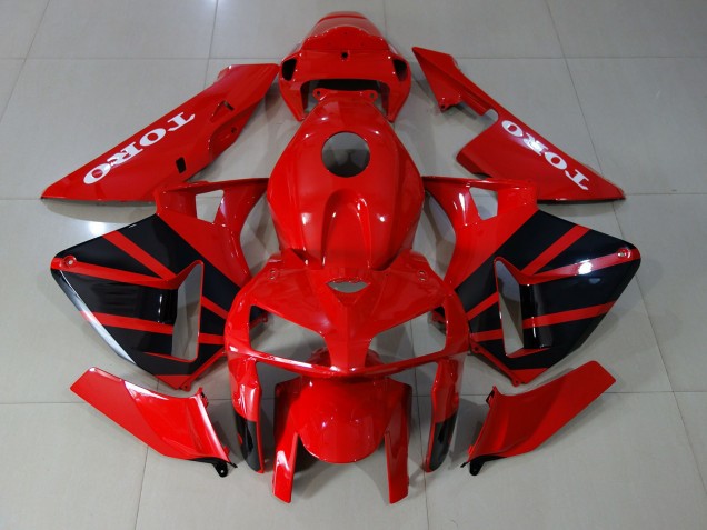 05-06 Rouge Brillant CBR600RR Carénage Moto 05-06 Rouge Brillant CBR600RR Carénage Moto