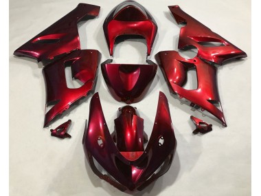05-06 Rouge Métallisé ZX6R Carénage Moto