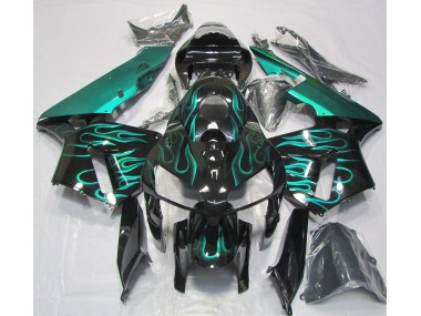 05-06 Sarcelle Brillant Flamme CBR600RR Carénage Moto