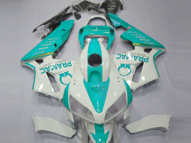 05-06 Sarcelle Personnalisée CBR600RR Carénage Moto 05-06 Sarcelle Personnalisée CBR600RR Carénage Moto