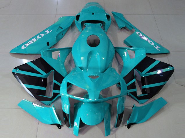 05-06 Style Bleu Sarcelle OEM CBR600RR Carénage Moto 05-06 Style Bleu Sarcelle OEM CBR600RR Carénage Moto