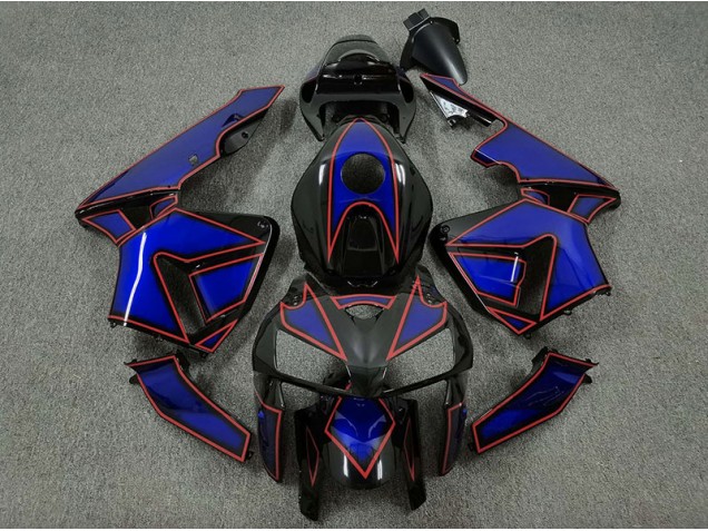 05-06 Tortue Bleue & Rouge CBR600RR Carénage Moto 05-06 Tortue Bleue & Rouge CBR600RR Carénage Moto