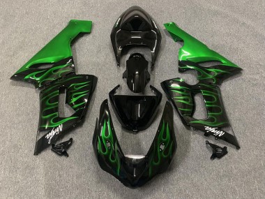 05-06 Vert Flamme ZX6R Carénage Moto