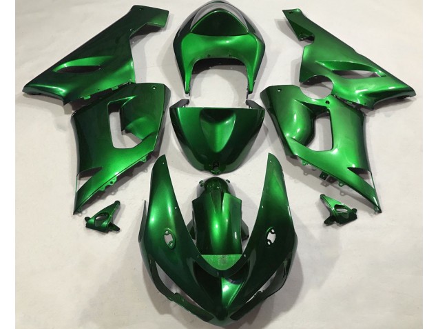 05-06 Vert Métallisé ZX6R Carénage Moto 05-06 Vert Métallisé ZX6R Carénage Moto