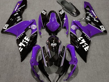 05-06 Violet Brillant & Noir Personnalisé GSXR 1000 Carénage Moto
