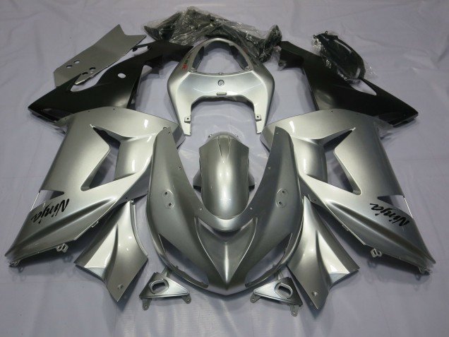 06-07 Argent ZX10R Carénage Moto 06-07 Argent ZX10R Carénage Moto