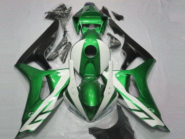 06-07 Blanc Brillant & Vert CBR1000RR Carénage Moto