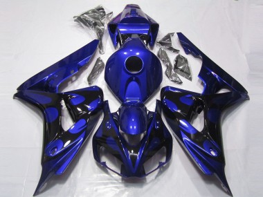 06-07 Bleu Brillant & Noir CBR1000RR Carénage Moto