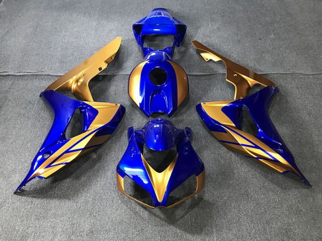 06-07 Bleu & Or CBR1000RR Carénage Moto 06-07 Bleu & Or CBR1000RR Carénage Moto