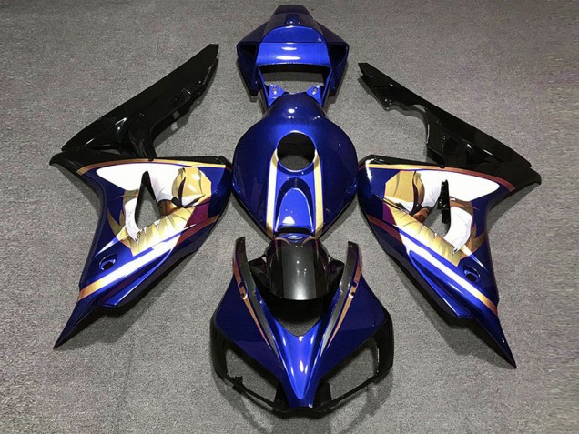 06-07 Bleu & Or CBR1000RR Carénage Moto 06-07 Bleu & Or CBR1000RR Carénage Moto