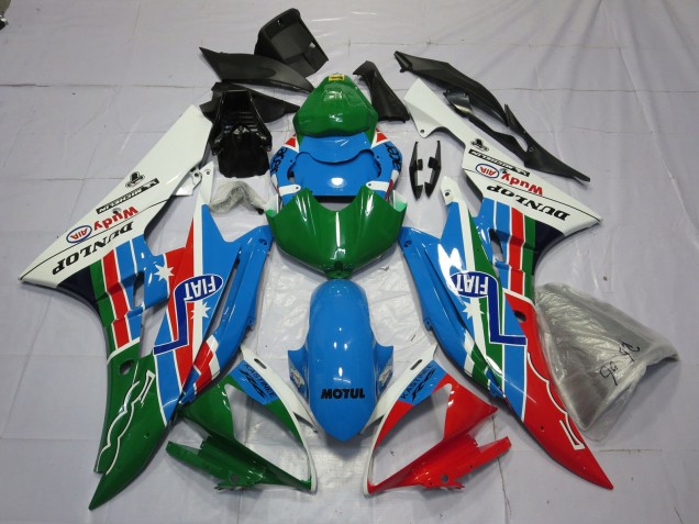 06-07 Classique Dunlop R6 Carénage Moto 06-07 Classique Dunlop R6 Carénage Moto