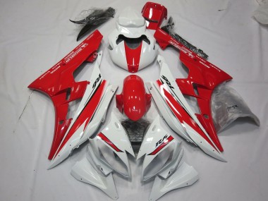 06-07 Conception De Style Blanc Rouge R6 Carénage Moto